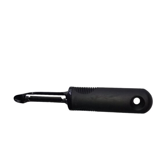 Veggie Peeler, Black, OXO Rubber Grip Handle - Picture 3 of 5